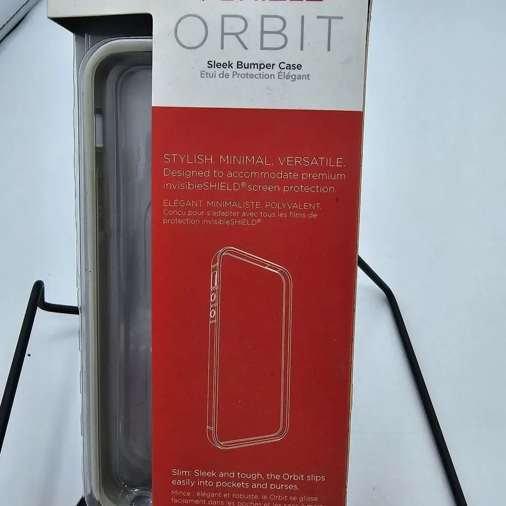 invisible shield orbit iPhone 5s silver case, New In Box, Impact Resistant